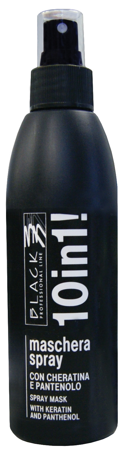 Black 10 in 1! Spray Mask - Vlasová maska s keratinem a panthenolem 200 ml
