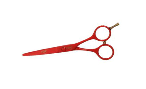 Fox Color Red 5,5" - Kadeřnické nůžky (červené)
