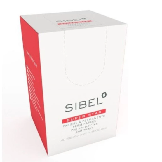 Sibel Super Star - Papírky na trvalou ondulaci vel. XL 1000 ks