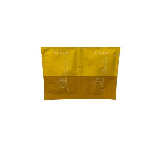 Atricos Milano set vzorečků - Oasis Hydrating Shampoo & Mask 8 ml + 8 ml