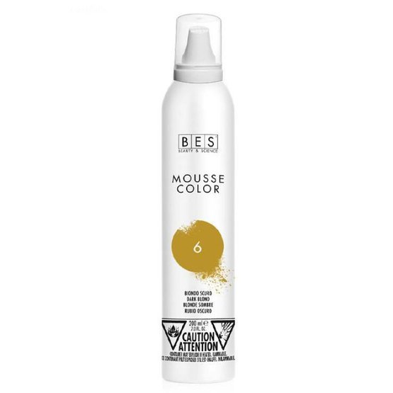 BES Barevné pěnové tužidlo - tmavá blond (6) 200 ml