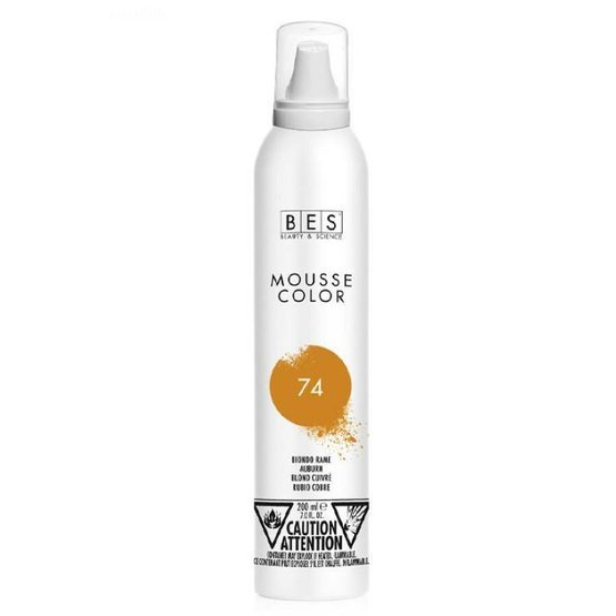 BES Barevné pěnové tužidlo - blond měděná (74) 200 ml