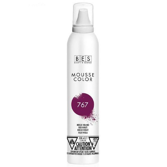 BES Barevné pěnové tužidlo - červeno-fialová (767) 200 ml
