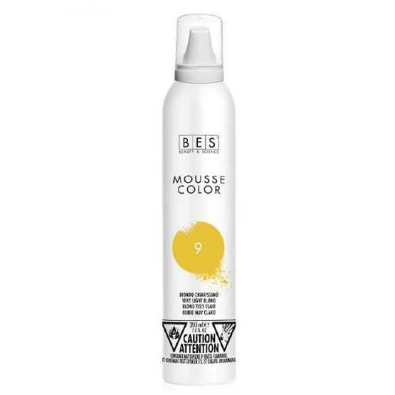 BES Barevné pěnové tužidlo - světlá blond (9) 200 ml