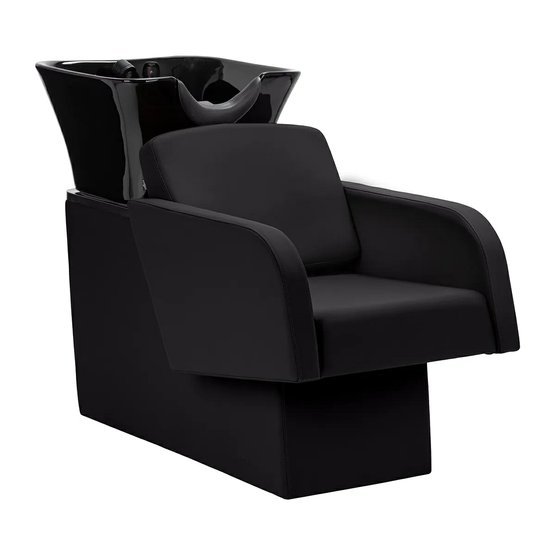 Gabbiano kadeřnický mycí box Elda černý