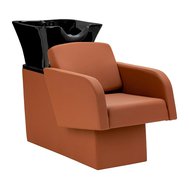 Gabbiano kadeřnický mycí box Elda hnědý