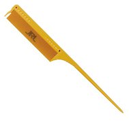 JRL Barber Tupírovací hřeben Fine Teeth Tail Comb J101 - žlutý