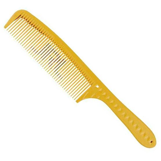 JRL Barber Hřeben na stříhání Blending Comb J203 - žlutý