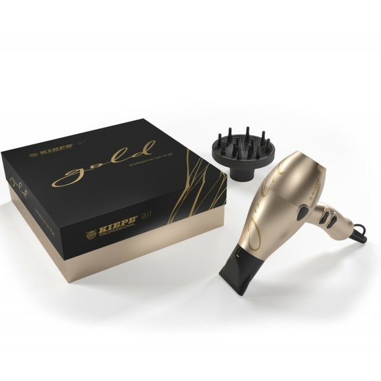 Kiepe Fén na vlasy s velkým rozsahem vzduchu Hairdryer Gold - zlatý, 2 400W.jpg