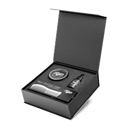 Kaapo Dárková kazeta č.2 (matná pasta na vlasy, olej na vousy, hřeben na vlasy)