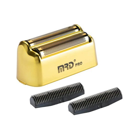MRD Pro Vector Shaver ZB-999, Gold - Náhradní hlavice - planžety + nůž, zlatá