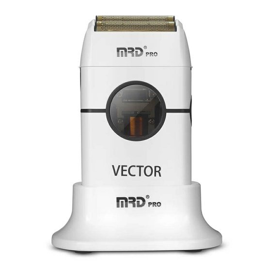 MRD Pro Vector Foil Shaver ZB-999 White - Profesionální holicí strojek, bílý