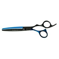 Mr. Mustache Craft Black-Blue - Efilační nůžky 6,0"