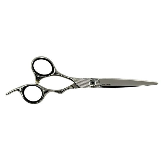 Mr. Mustache Craft Silver Left - Kadeřnické nůžky pro leváky 6,0"