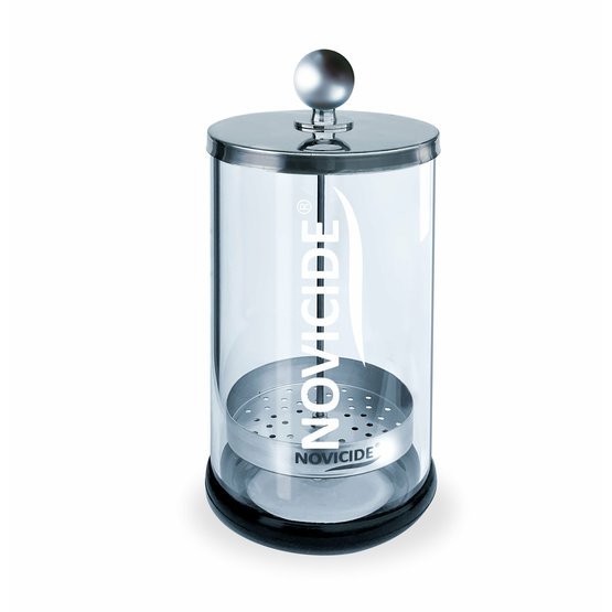 Novicide Cylinder M - Skleněná nádoba na dezinfekci 850 ml