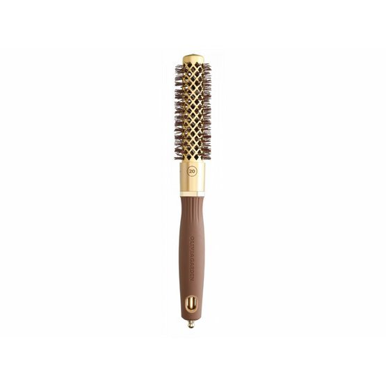 Olivia Garden Expert Shine Wavy Bristles Gold & Brown 20 mm