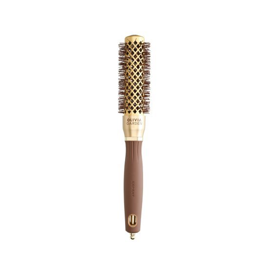 Olivia Garden Expert Shine Wavy Bristles Gold & Brown 25 mm