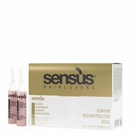 Sens.us Tools Keratin Reconstructor Gold - Rekonstrukční keratinové ampule 12x10 ml