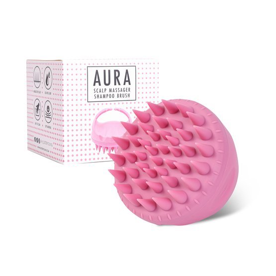 Sister Young Aura Shampoo Brush Pink 1