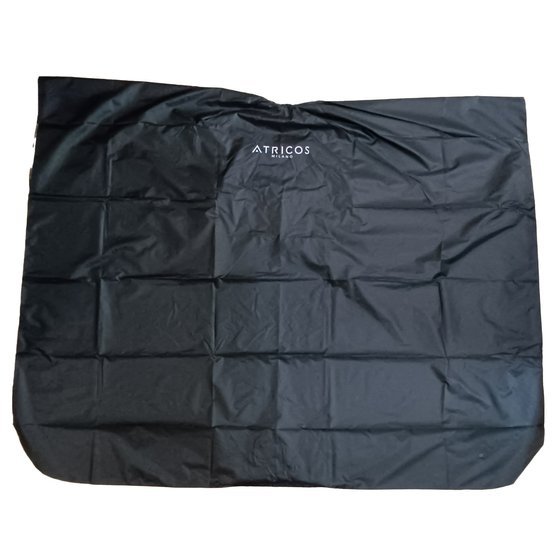 431994c8-4092-Atricos Pláštěnka Háček Černá Pogumovaná