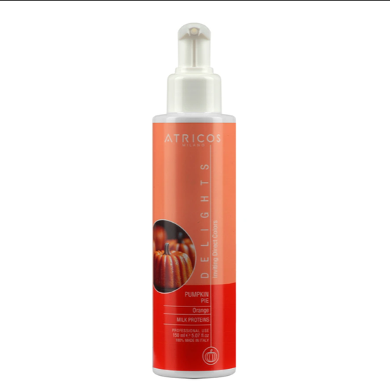 Atricos Delights Direct Gel Colouring - Pumpkin Pie (Orange) - Přímý pigment (barvící gel) - Dýňový koláč (Oranžová) 150 ml.png