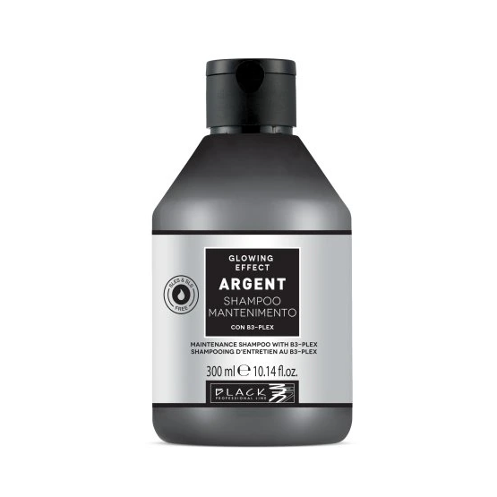 Black Professional Argent Glowin Effect Shampoo - Laminační šampon pro lesk 300 ml