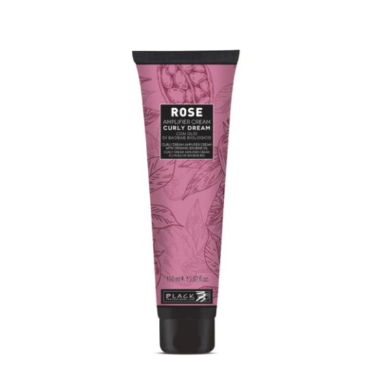 Black Premium Rose Curly Amplifier Cream - Modelační bezoplachový krém pro vlnité a kudrnaté vlasy 150 ml