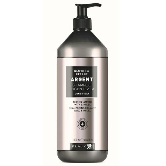 Black Professional Argent Glowin Effect Shampoo - Laminační šampon pro lesk 1000 ml