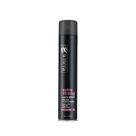 Black Hair Spray Extra Strong - Lak na vlasy 500 ml