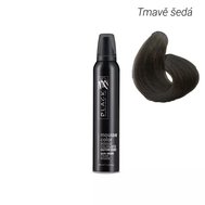 Black Mousse Color - Barevné pěnové tužidlo, tmavě šedá 200 ml