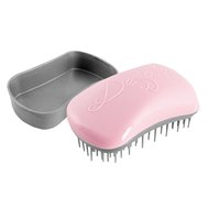 Tangle Dessata Mini Pink - Silver - kartáč na rozčesávání vlasů
