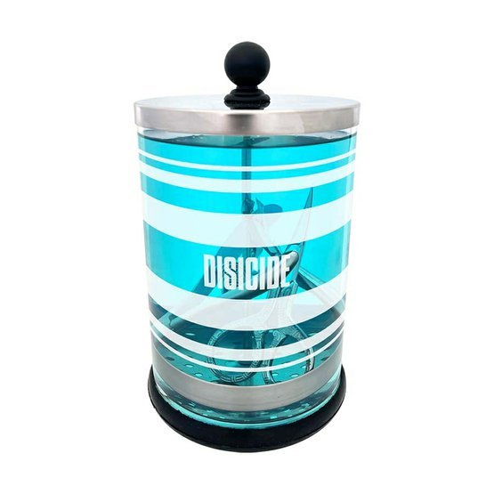 Disicide Skleněná nádoba na dezinfekci střihacích hlavic strojků Medium Jar 800 ml