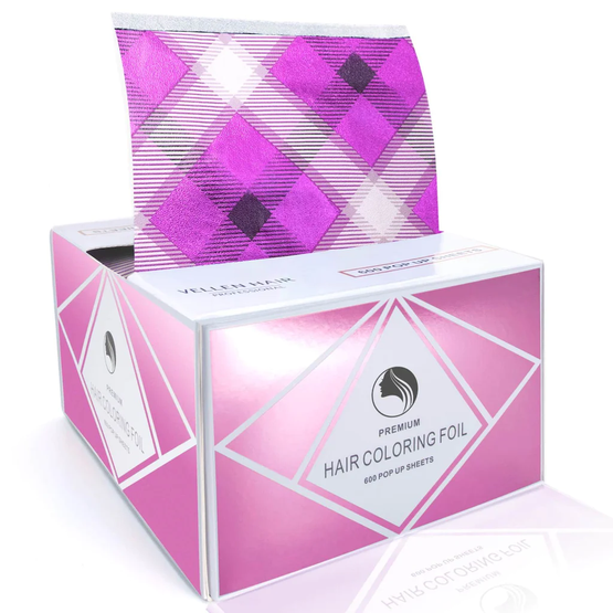 Sada profesionálních melírovacích fólií Pink Checkered.png