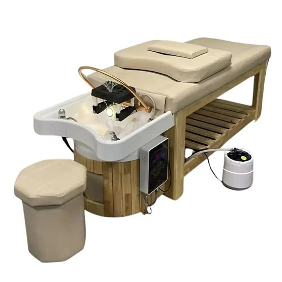 Head Spa lehátko, mycí box 619 - béžový1.jpg