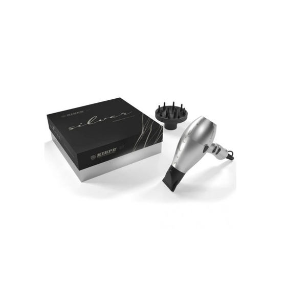 Kiepe Fén na vlasy s velkým rozsahem vzduchu Hairdryer Silver - stříbrný, 2 400W