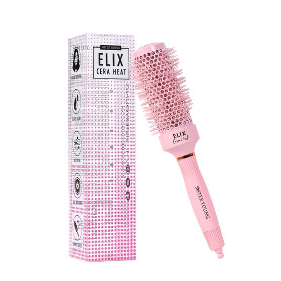 Sister Young Elix Cera Heat Round Hair Brush - Kulatý kartáč na vlasy 43 mm