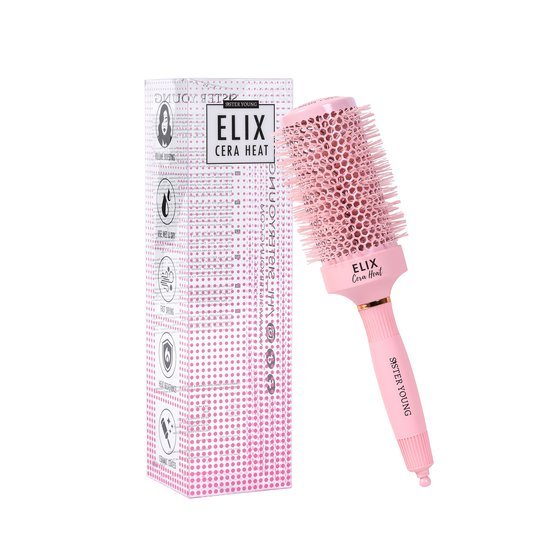Sister Young Elix Cera Heat Round Hair Brush - Kulatý kartáč na vlasy 53 mm
