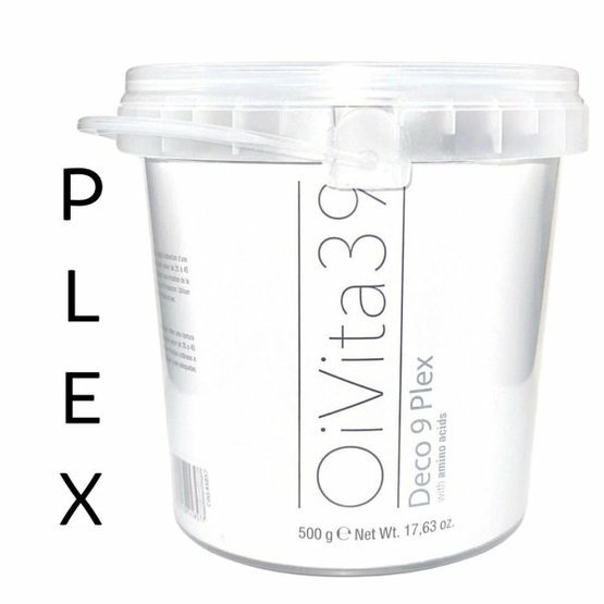 OiVita39 DECO 9 Grey Plex - Šedý odbarvovací prášek o 9 tónů s plexem 500 g