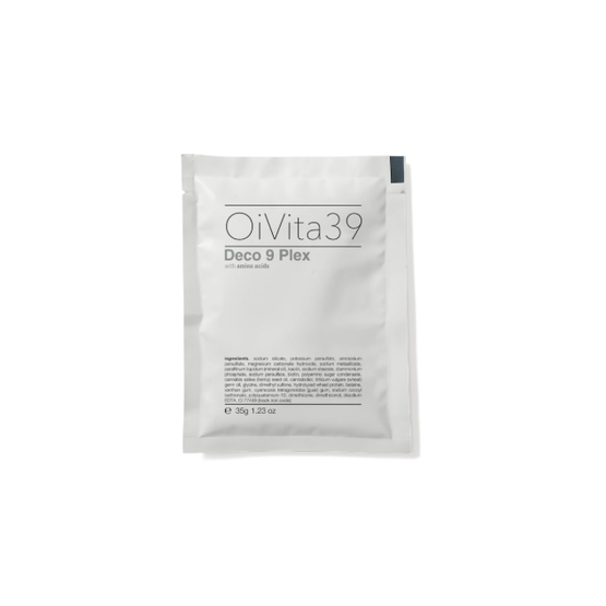 OiVita39 DECO 9 Grey Plex - Šedý odbarvovací prášek o 9 tónů s plexem 35 g