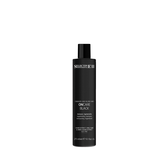 Selective Professional OnCare Black Shampoo - Regenerační šampon s kaviárem a šnečím extraktem 275 ml