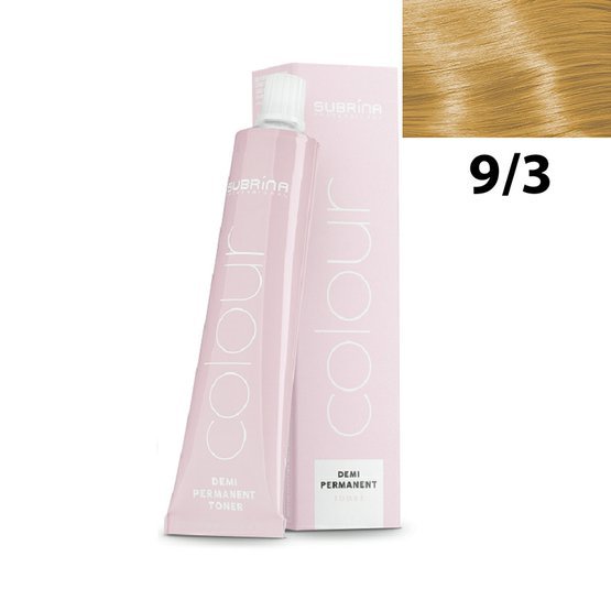 Subrina Demi Colour – profesionální demi permanentní barva na vlasy 9/3 60 ml