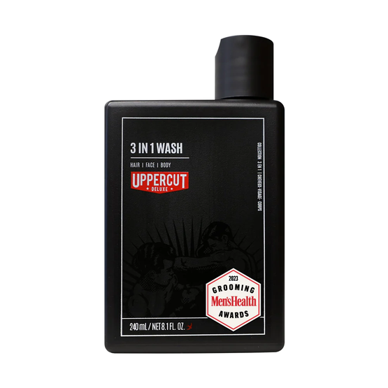 Uppercut Deluxe 3 in 1 Wash - Univerzální mycí gel 3v1 240 ml